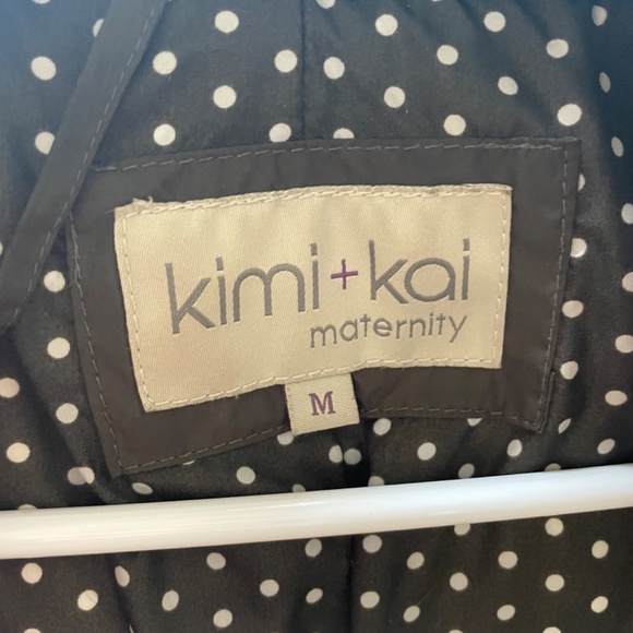 Kimi & Kai Maternity Down Coat - Picture 3 of 3